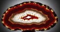 Vibrant Agate Stone Cross Section Pattern Royalty Free Stock Photo