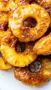 Vibrant Air Fryer Pineapple Rings Royalty Free Stock Photo