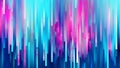 Vibrant Aqua Blue and Electric Pink Pixelation Modern Pattern