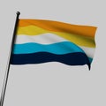 AroAce 3D Flag: Embracing Aromantic and Asexual Spectrum