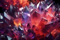 Vibrant array of colorful crystals up close Royalty Free Stock Photo