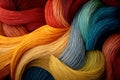 A vibrant array of interwoven strands creates an abstract design, featuring a Royalty Free Stock Photo