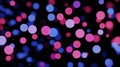 Vibrant Array of Multicolored Bubbles Floating in Dark Space, Creating a Dynamic and Engaging Visual Experience Royalty Free Stock Photo