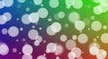 Abstract Bokeh Effect with Colorful Gradient Background Royalty Free Stock Photo