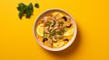 Vibrant Asian-inspired Chicken Soup With Lemon And Basil