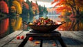 Delicious Beef Stir-Fry by Autumn Lake: A Culinary Delight Royalty Free Stock Photo