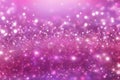 Vibrant background with twinkle lights Pink glitter sparkle Royalty Free Stock Photo