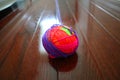 Vibrant Ball of Rainbow Wool Royalty Free Stock Photo