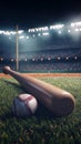 The vibrant baseball wallpaper boasts a dynamic composition and provides ample copy space for users Royalty Free Stock Photo