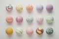 Vibrant Bath Bombs Display Royalty Free Stock Photo