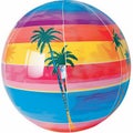 a Colorful Beach Ball on white back drops