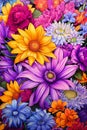 Vibrant Blooms: A Bouquet of Deity-inspired Spring Flowers in Ul