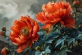 Vibrant Blooms: A Colorful Canvas of Peonies, Poppies, and Extre