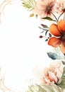 Vibrant Blooms: A Floral Battlefield of Warm Colors - Illustrate