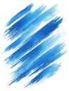 Vibrant Blue Brush Strokes Creating an Abstract Design With Layered Textures and Dynamic Movement Royalty Free Stock Photo