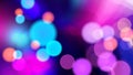 Vibrant bokeh lights. Bright blur light effect. Abstract blurred background.