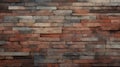 Vibrant Brick Wall Textures In Dark Red And Dark Bronze Royalty Free Stock Photo