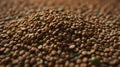 vibrant and bright view of lentils in cinematic closeu ai generated Royalty Free Stock Photo