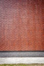 Vibrant brown brick wall Royalty Free Stock Photo