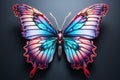 Vibrant butterfly Neon Colors