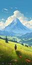 Eerily Realistic Meadow Masterpiece In Atey Ghailan\'s Style