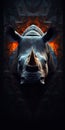 Rhino Wallpaper Hd - Layered Compositions And Luminous Portraits