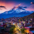 Vibrant and Captivating Scene in La Paz, Bolivia