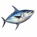 Vibrant Caricature Of Bluefin Tuna: Exotic Realism In Uhd Image