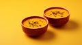 Vibrant Carrot Soup Photography With Hyper Realistic Aesthetic