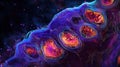 Vibrant cellular structures in cosmic landscape