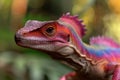 Vibrant Chameleon Close-Up
