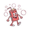 Vibrant Fizz the Fizzy Soda Can Character