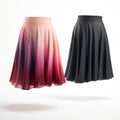 Vibrant Chiffon Skirts With Realistic Light And Shadow