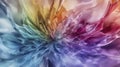 Vibrant chromatic colors shifting in orderly patterns abstract art digital creation visual harmony artistic expression