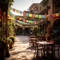 Vibrant Cinco de Mayo Decor: Papel Picado, Terracotta Tiles, and Floral Delights