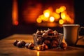 Roasted Chestnuts and Christmas Hearth