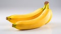 Vibrant Close-up of a Single Banana AI Generated