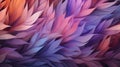 Close Up of Colorful Wallpaper With Leaves