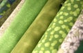 Vibrant Collection of Green Hued Fabrics