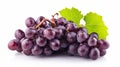 Vibrant Collection of Succulent, Fresh Grapes - Isolated on a White Background [ Aspect Ratio]