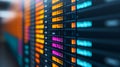 Vibrant Color-Coded Order List Displaying Real-Time Status Updates with Engaging Visualization