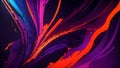 Vibrant color gradient on black background, abstract purple orange blue black banner Royalty Free Stock Photo