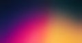 Vibrant color gradient on dark grainy background, pink yellow magenta purple abstract header poster design, vivid colors noise Royalty Free Stock Photo