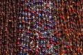 Vibrant color jewelries from street stalls