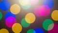 Vibrant Colored Circles on Gradient Background. Royalty Free Stock Photo