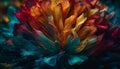 Vibrant colored flower petals create abstract underwater wallpaper backdrop generated by AI Royalty Free Stock Photo