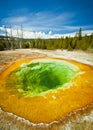 Vibrant Colored mineral Pool Royalty Free Stock Photo