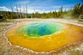 Vibrant Colored mineral Pool Royalty Free Stock Photo