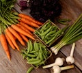 Vibrant and Colorful Array of Delicious Fresh, Organic Vegetables