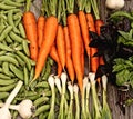 Vibrant and Colorful Array of Delicious Fresh, Organic Vegetables